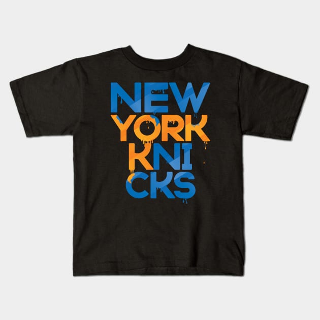 New York Knicks Kids T-Shirt by slawisa